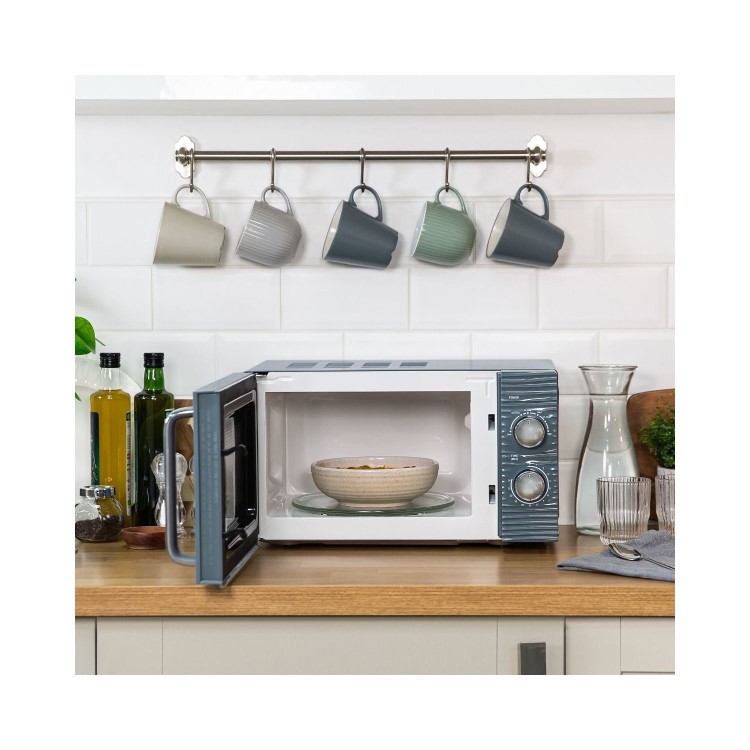 Refurbished Russell Hobbs Inspire RHM1731G 17L 700W Solo Microwave Oven Grey