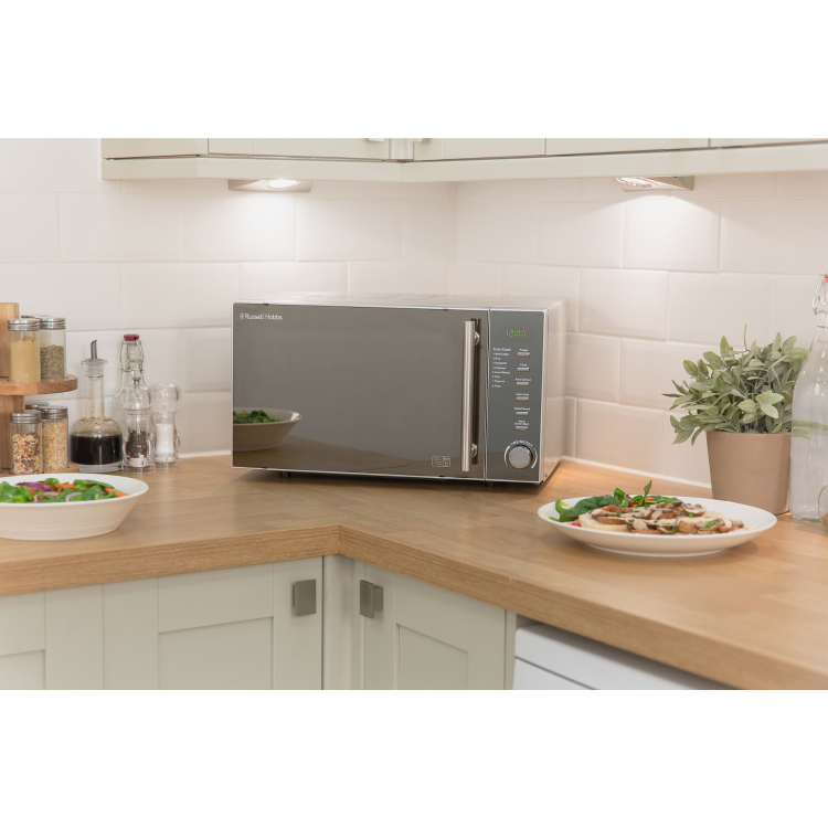 Russell Hobbs 20L Freestanding Solo Digital Microwave - Silver