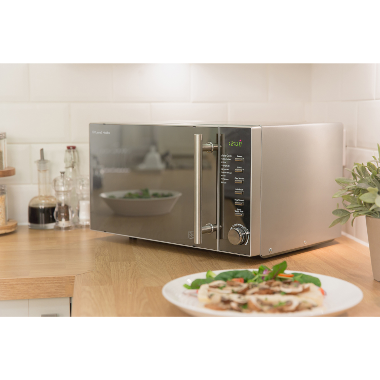 Russell Hobbs 20L Freestanding Solo Digital Microwave - Silver