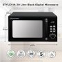 Russell Hobbs RHM2026B 20L StyleVia Microwave - Black