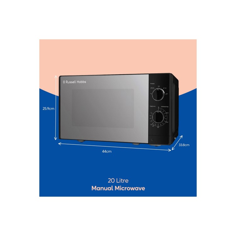 Refurbished Russell Hobbs RHM2047B 20L 800W Microwave