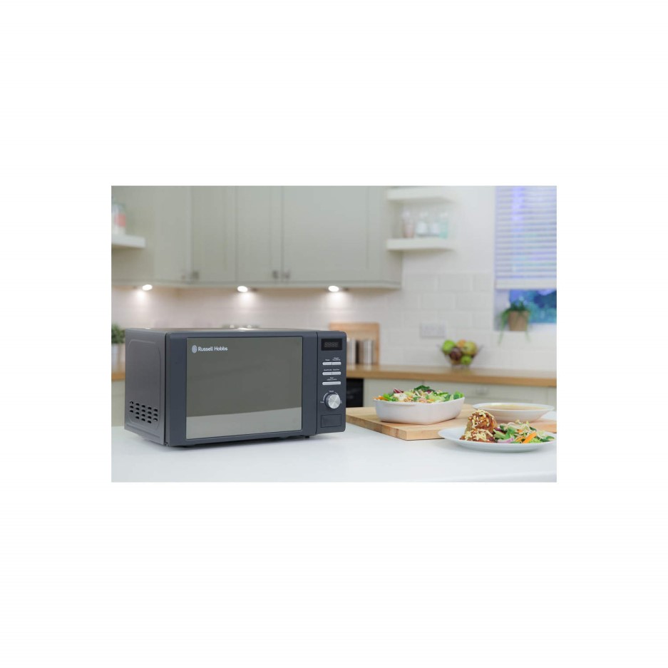 Russell Hobbs RHM2064G 20L 800W Freestanding Digital Microwave Grey