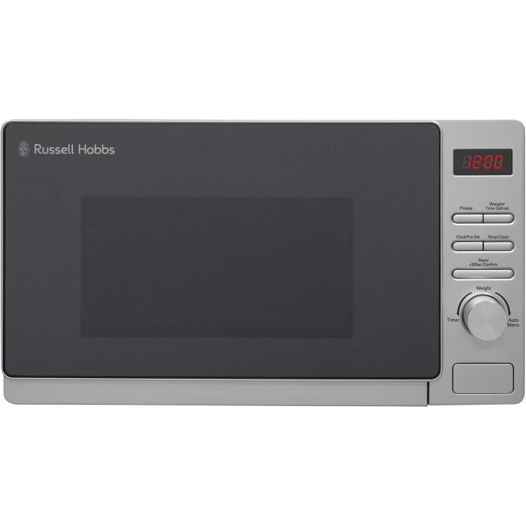 GRADE A3 - Russell Hobbs RHM2072S 20L Digital Microwave Oven - Silver