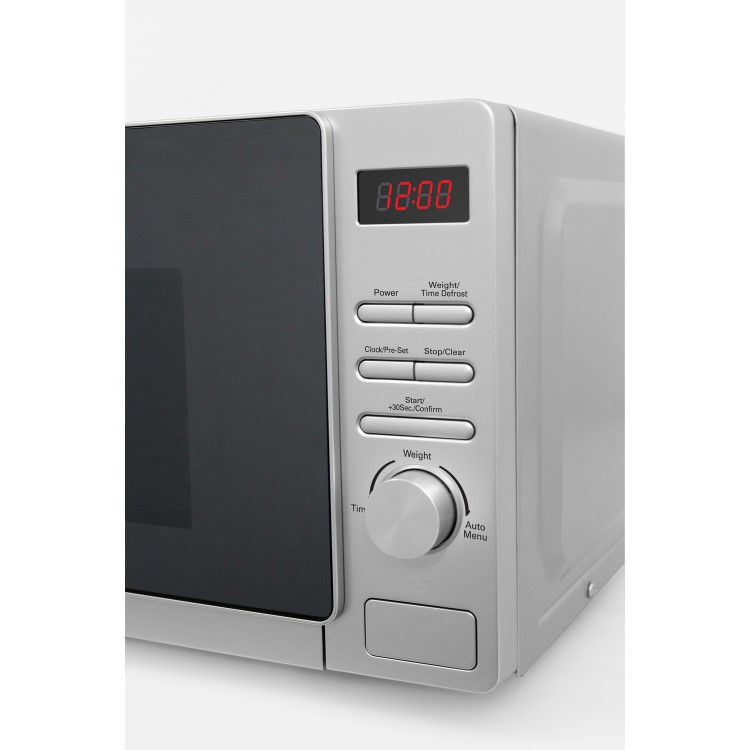 GRADE A3 - Russell Hobbs RHM2072S 20L Digital Microwave Oven - Silver