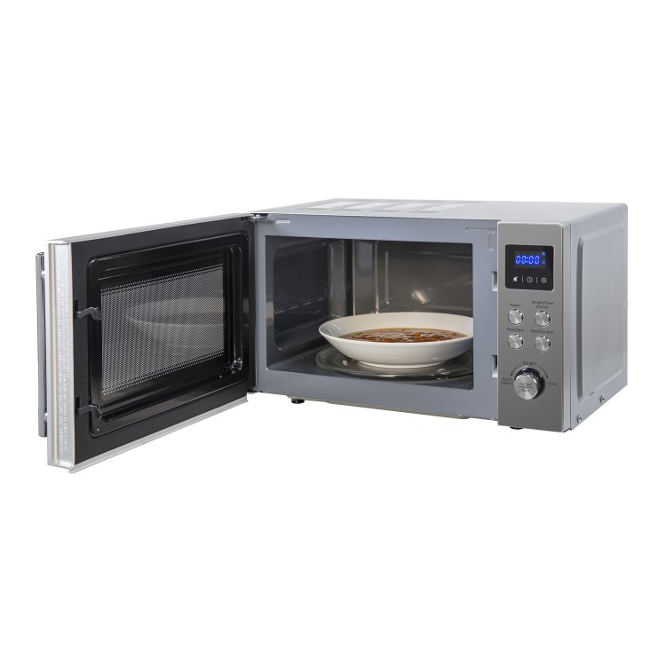 Russell Hobbs Buckingham 17L Freestanding Solo Microwave Oven - Stainless Steel