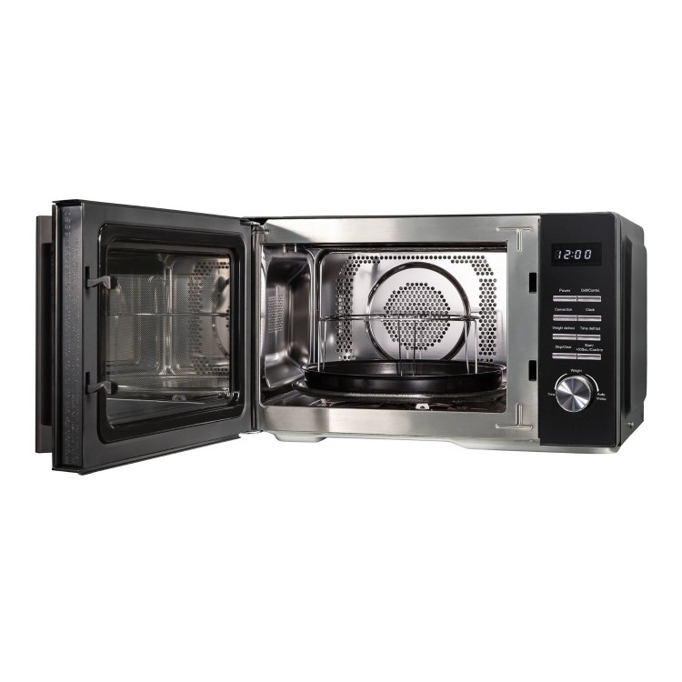 Russell Hobbs RHM2346B Black Digital Microwave – 23L 800W Microwave with Auto Cook & Modern Touch Controls