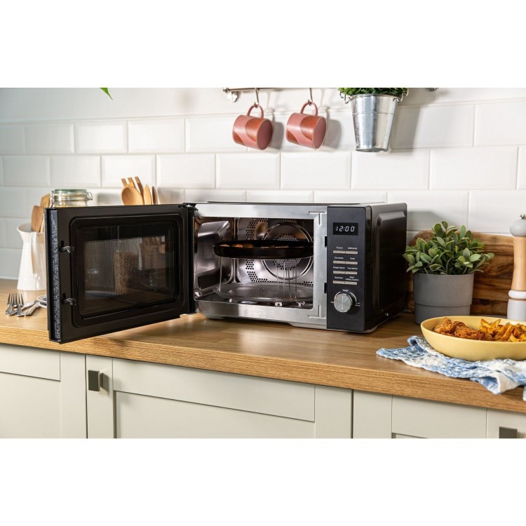 Russell Hobbs RHM2346B Black Digital Microwave – 23L 800W Microwave with Auto Cook & Modern Touch Controls