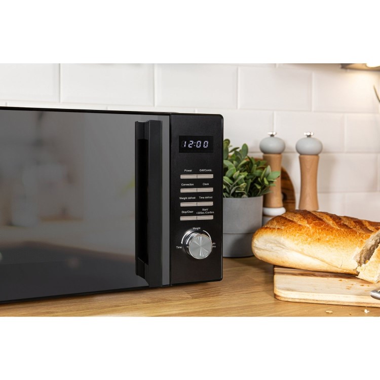 Russell Hobbs RHM2346B Black Digital Microwave – 23L 800W Microwave with Auto Cook & Modern Touch Controls