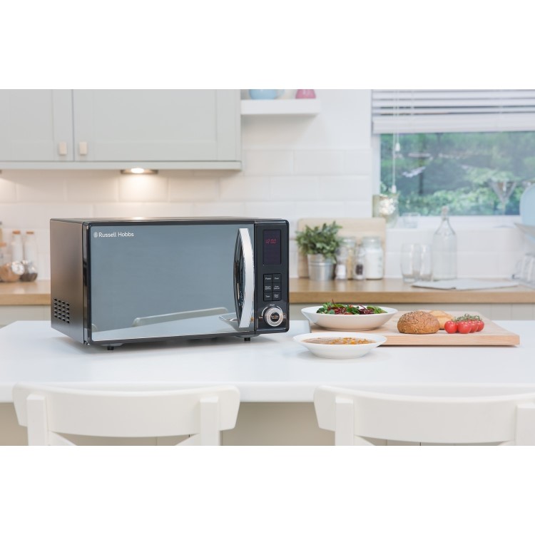 GRADE A2 - Russell Hobbs RHM2362B-G 23L Digital Microwave - Black