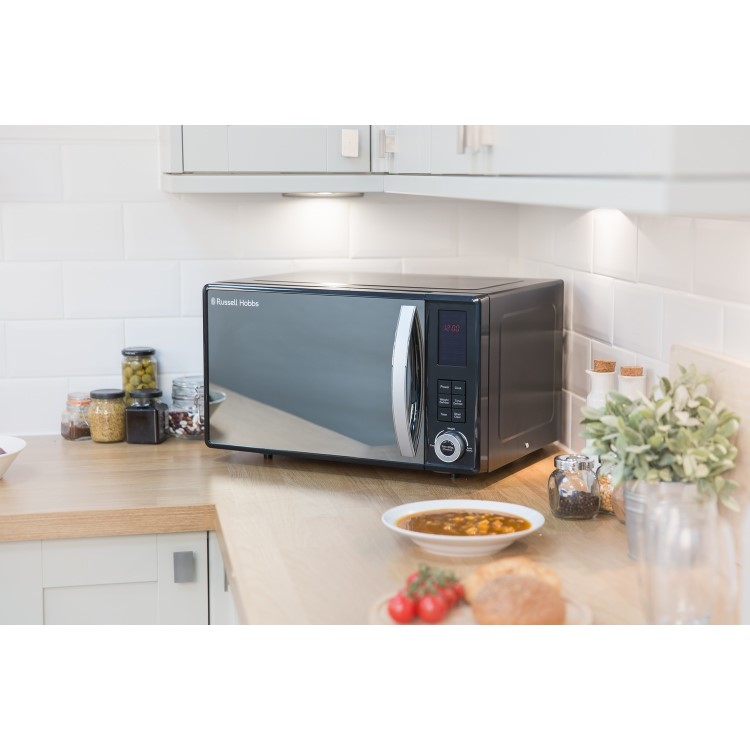 GRADE A2 - Russell Hobbs RHM2362B-G 23L Digital Microwave - Black