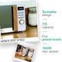 GRADE A2 - Russell Hobbs RHMD714 Scandi 17L Digital Microwave - White