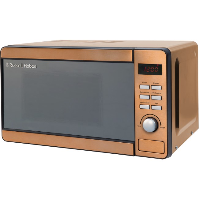 Russell Hobbs RHMD804CP 17L Digital Microwave - Copper
