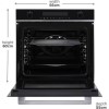 Russell Hobbs Electric Single Oven &amp; Microwave - Black