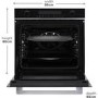 Russell Hobbs Electric Single Oven & Microwave - Black