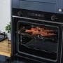 Refurbished Russell Hobbs RHMEO7202DS 60cm Single Built In Electric Oven & Microwave Black
