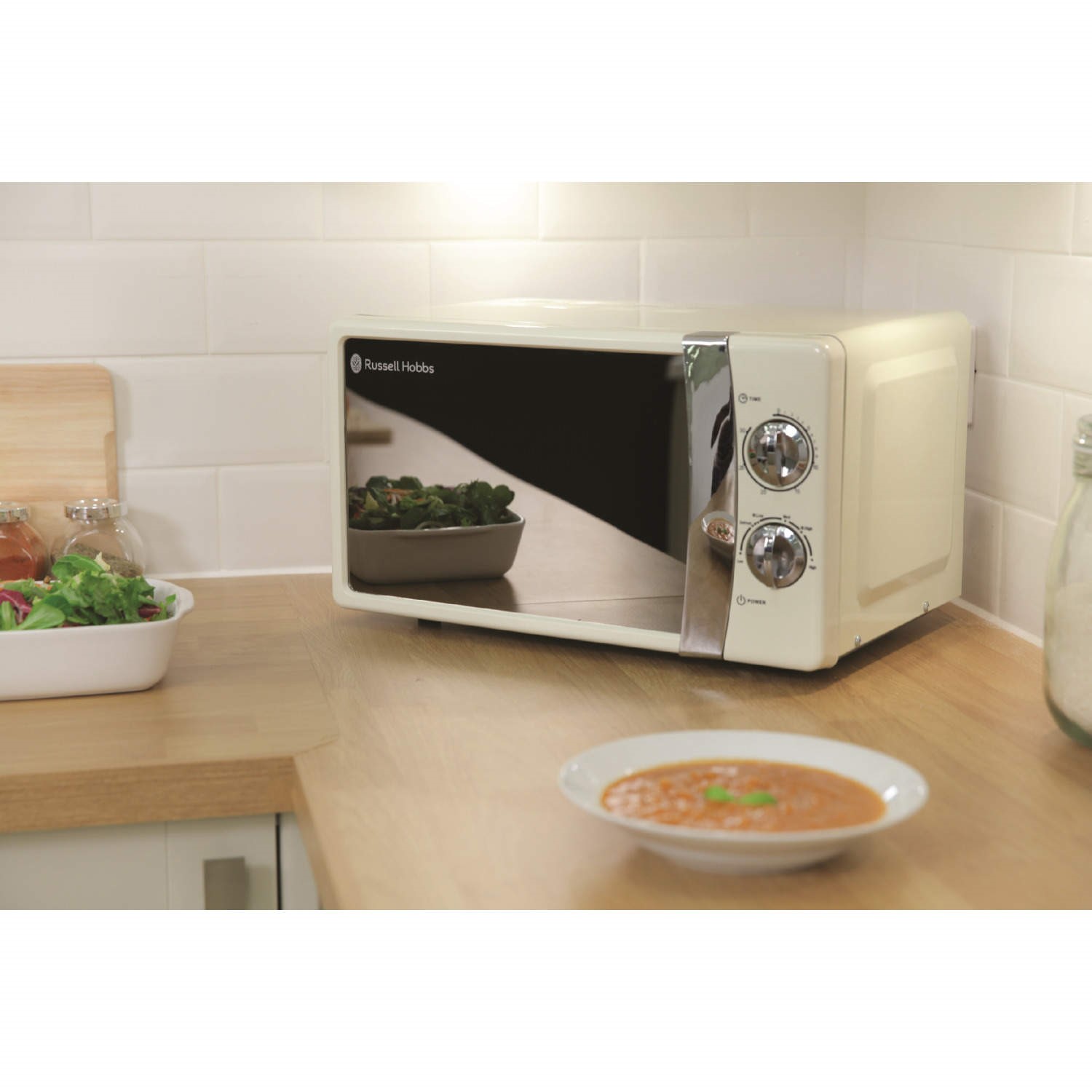 Russell Hobbs RHMM701C 17L Microwave Cream 5060210929107 eBay