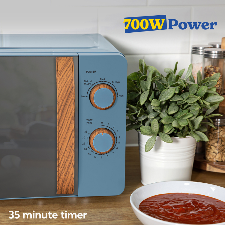 Russell Hobbs 17L Freestanding Solo Microwave - Blue