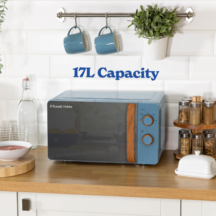 Russell Hobbs 17L Freestanding Solo Microwave - Blue