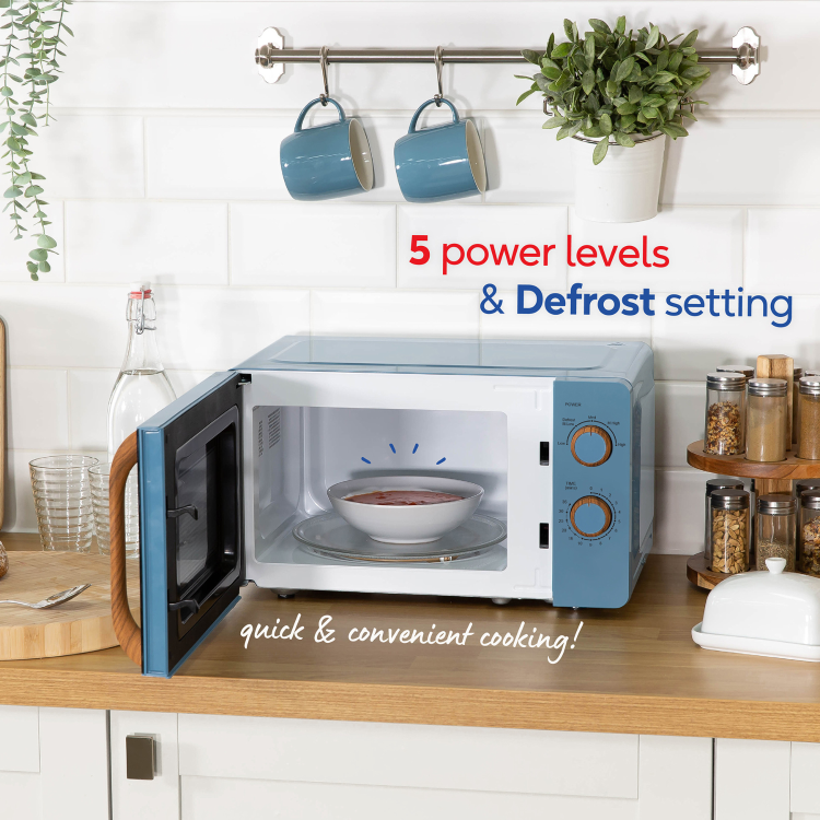Russell Hobbs 17L Freestanding Solo Microwave - Blue