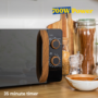 Russell Hobbs 17L Freestanding Solo Microwave - Black