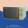 Russell Hobbs 17L Freestanding Solo Microwave - Matt Green