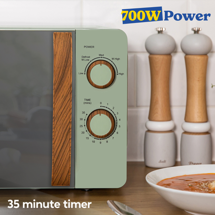 Russell Hobbs 17L Freestanding Solo Microwave - Matt Green