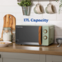 Russell Hobbs 17L Freestanding Solo Microwave - Matt Green