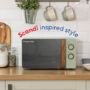 Russell Hobbs 17L Freestanding Solo Microwave - Matt Green