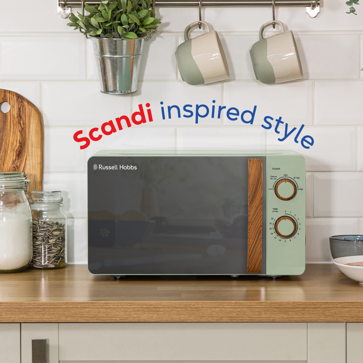 Russell Hobbs 17L Freestanding Solo Microwave - Matt Green