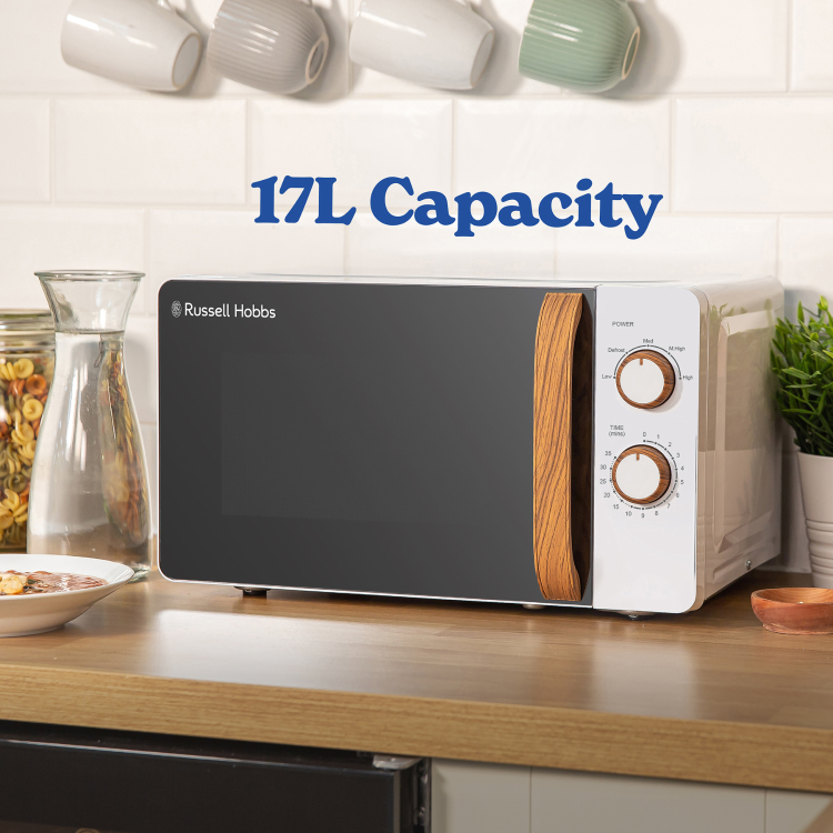 Russell Hobbs 17L Freestanding Solo Microwave - White