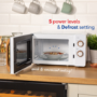 Russell Hobbs 17L Freestanding Solo Microwave - White