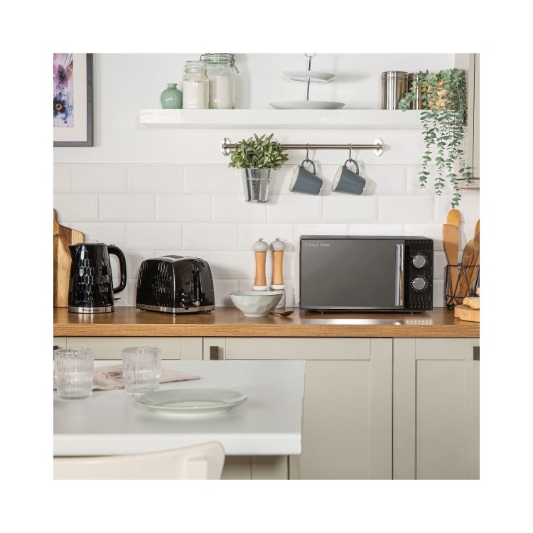 Russell Hobbs 17L Honeycomb Microwave - Black