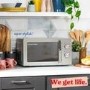 Russell Hobbs RHMM827SS 20L Freestanding Solo Microwave Oven - Stainless Steel