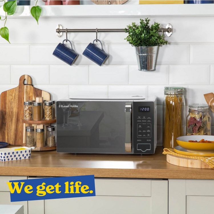Russell Hobbs RHMT2045S 20 Litre Touch Control Digital Microwave - Silver