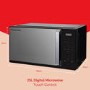 Russell Hobbs RHMT2512B 25L Digital Microwave Oven Black 900W Auto Cook & Defrost