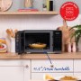 Russell Hobbs RHMT2512B 25L Digital Microwave Oven Black 900W Auto Cook & Defrost