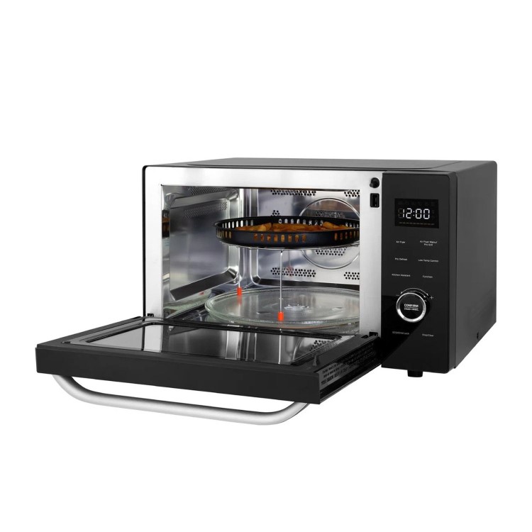 Russell Hobbs RHMT3001B Black 30L Digital Microwave Oven 900W Family Microwave with Auto Cook Programmes & Defrost Function
