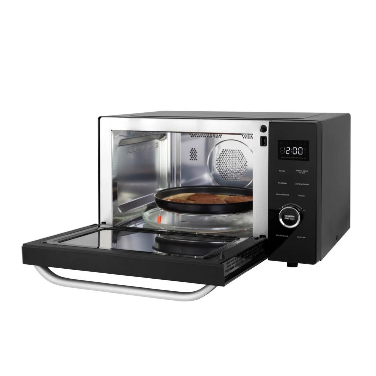 Russell Hobbs RHMT3001B Black 30L Digital Microwave Oven 900W Family Microwave with Auto Cook Programmes & Defrost Function