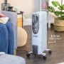 Russell Hobbs 1.5KW 7 fin  Oil Filled Radiator with 3  Heat Setting and Thermostatic Controls