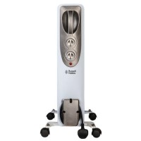 Russell Hobbs 2KW 9 fin  Oil Filled Radiator with 3  Heat Setting and Thermostatic Controls