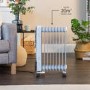 Russell Hobbs 2KW 9 fin  Oil Filled Radiator with 3  Heat Setting and Thermostatic Controls
