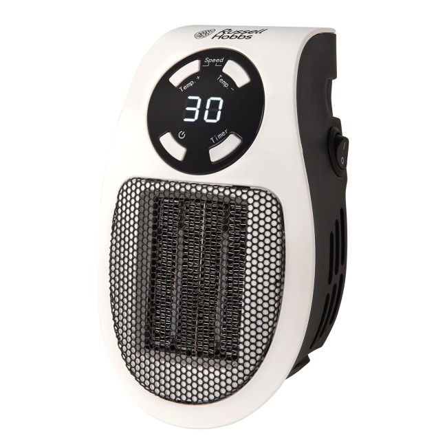 Russell Hobbs 500W Ceramic Plug Heater RHPH2001 | Appliances Direct