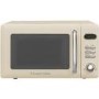 Russell Hobbs RHRETMD806C Retro 17 Litre 800 Watt Digital Freestanding Microwave - Cream