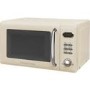 GRADE A1 - Russell Hobbs RHRETMD806C Retro 17 Litre 800 Watt Digital Microwave - Cream