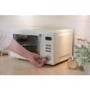 Russell Hobbs RHRETMD806C Retro 17 Litre 800 Watt Digital Freestanding Microwave - Cream