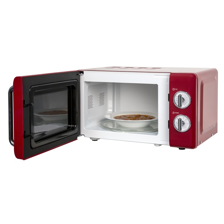 Russell Hobbs Retro 17L Microwave - Red