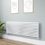 Sorrento White Oval Designer Radiator 590x1800mm Single Panel 4256 BTU