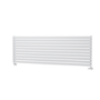 Sorrento White Oval Designer Radiator 590x1800mm Single Panel 4256 BTU