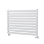 Sorrento White Oval Designer Radiator 590x800mm Single Panel 1983 BTU