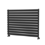 Riace Midnight Black Flat Designer Radiator 770x1000mm Single Panel 2973 BTU